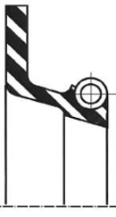 018748 H 15,8X25,4X1,6/5,5  H PNEUMATIC WIPER