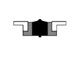 MP59 150X125X25 4-Viton/Fabric/Pom